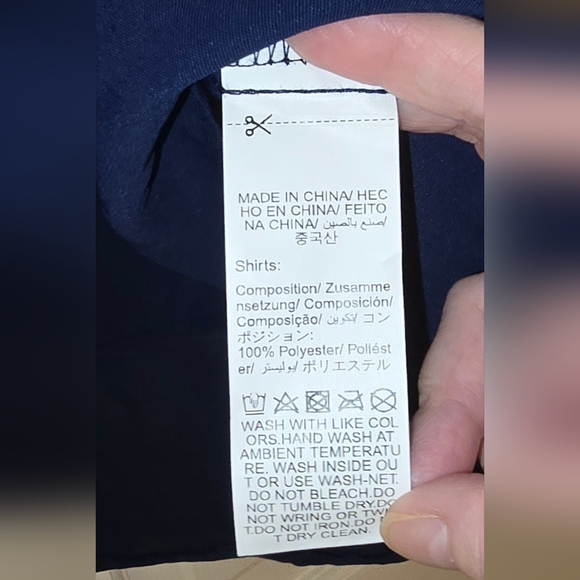 New W/out Tags Shein Curve Navy Top Size (20)4X - Picture 4 of 5